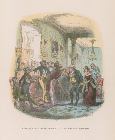 Illustration for Nicholas Nickleby by Hablot Knight Browne